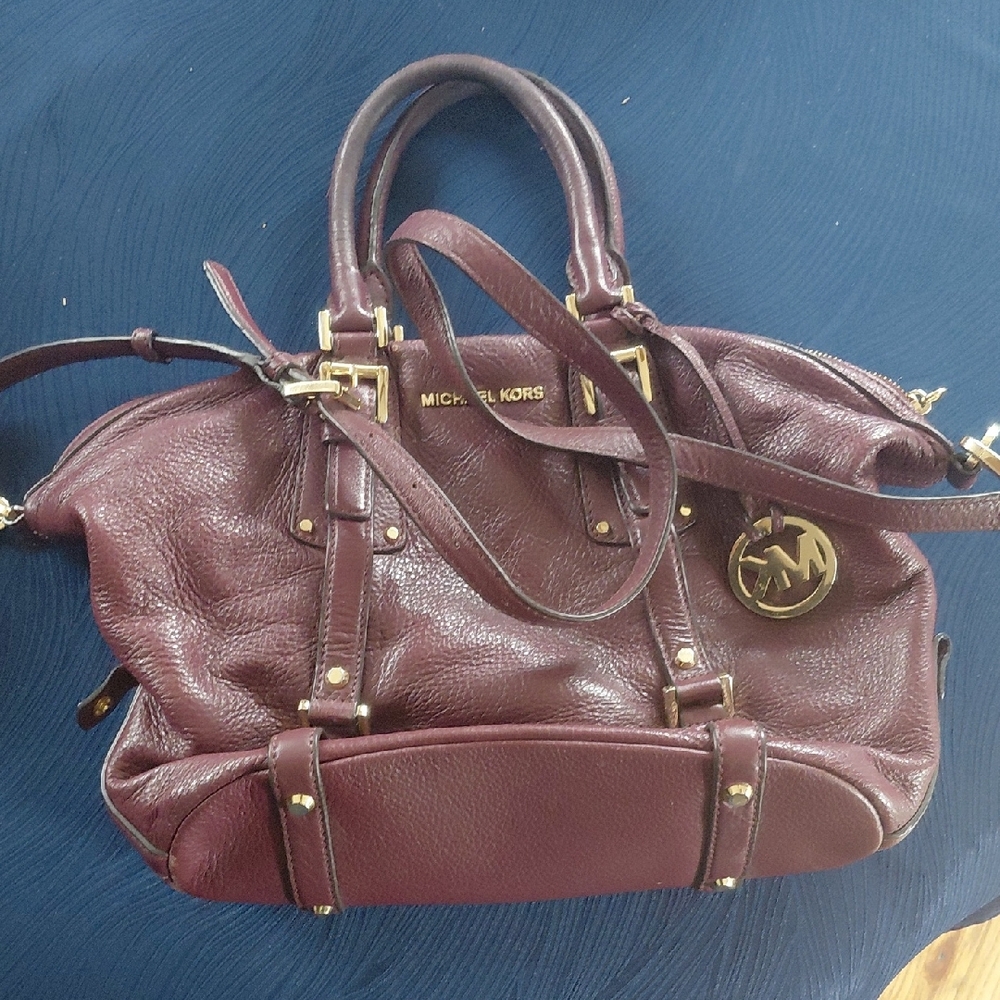 Michael Kors Deep Burgundy Satchel